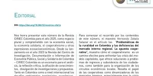 Editorial Revista CIRIEC 2025 Vol.3