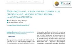 Problemáticas de la ruralidad en Colombia y las deficiencias del mercado interno regional: la apuesta cooperativa.